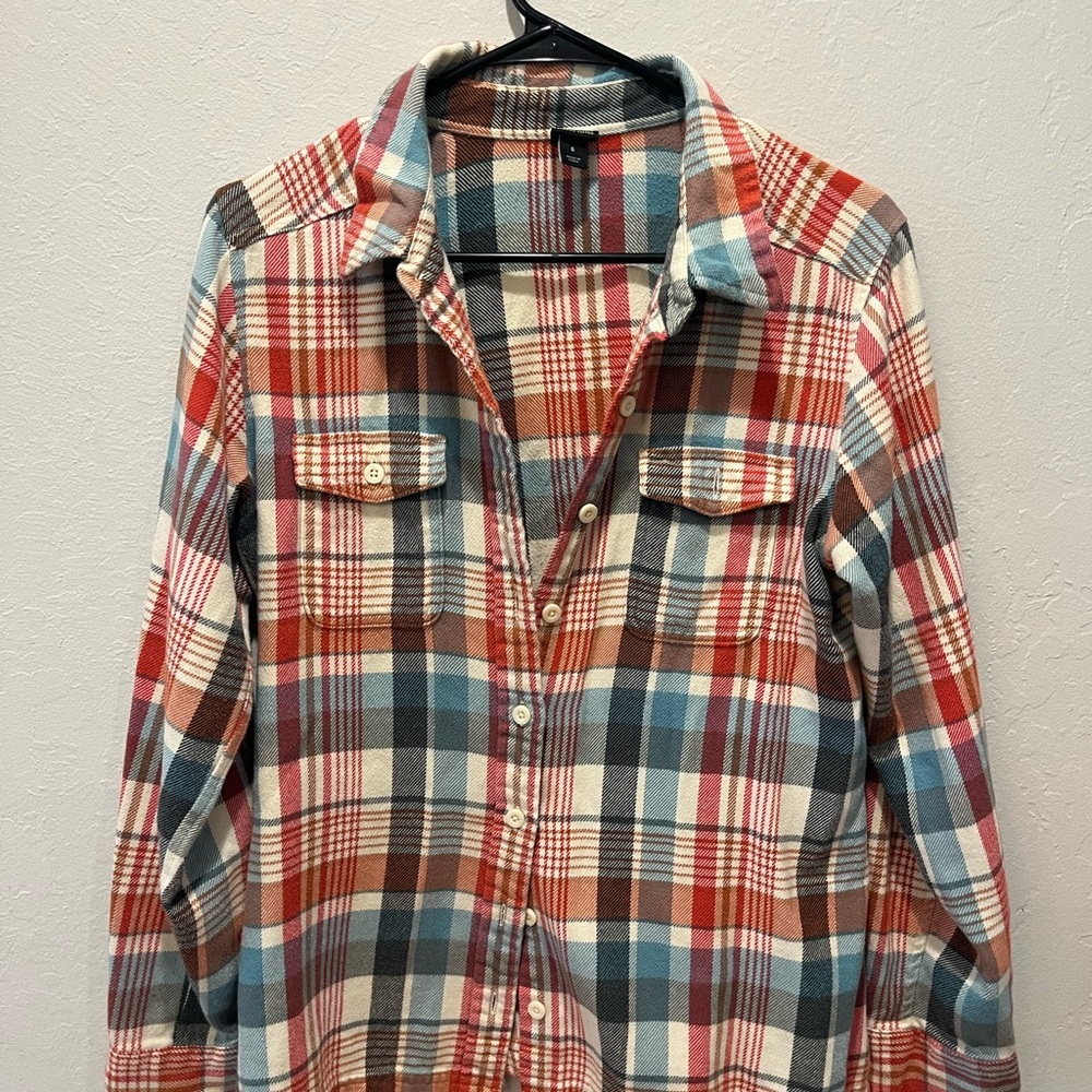 Patagonia Women's Multicolor Plaid Button-Down Shirt